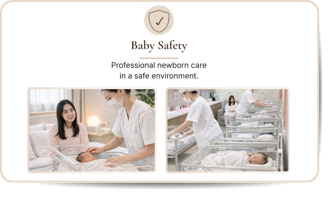 Baby Safety care philosophy card