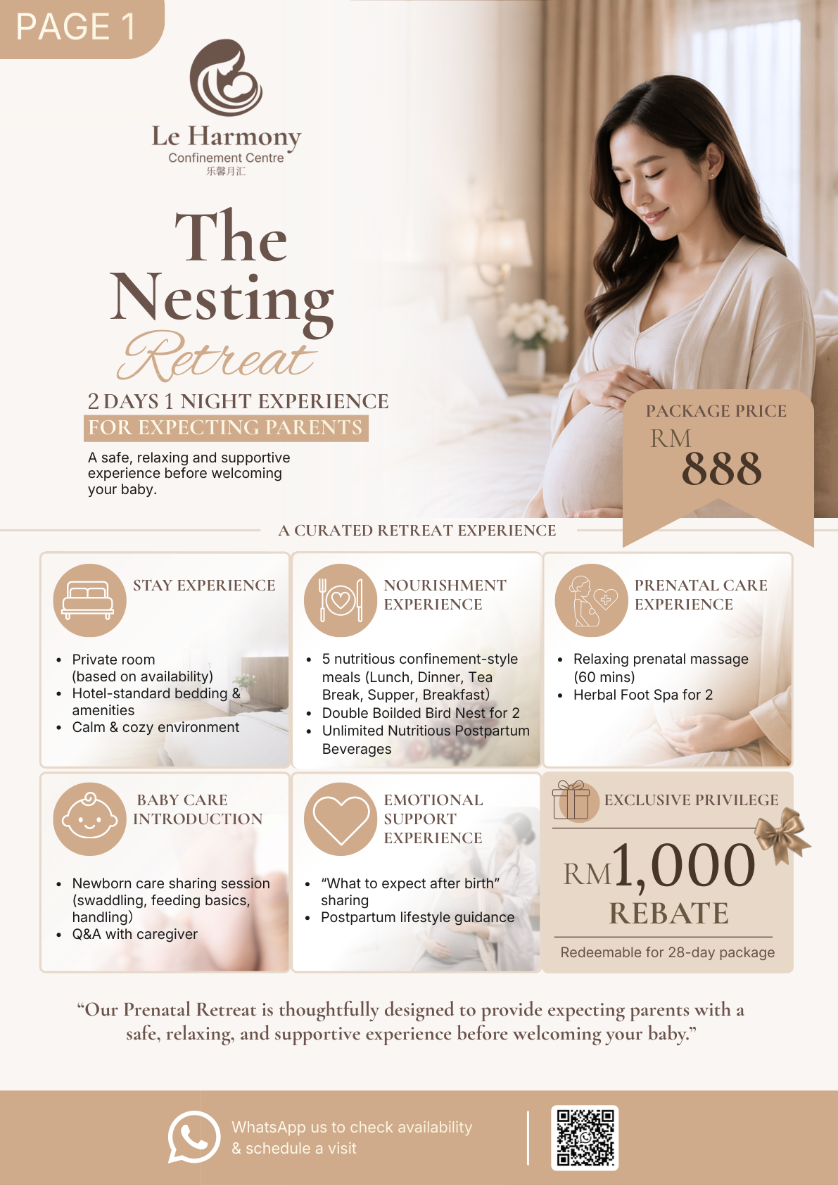 The Nesting Retreat programme cover